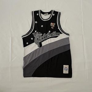 The Harlem Globetrotters Platinum Fubu Basketball Jersey 27 1927 75th anniversar